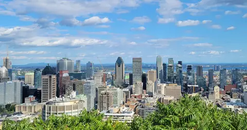 Le centre-ville de Montréal